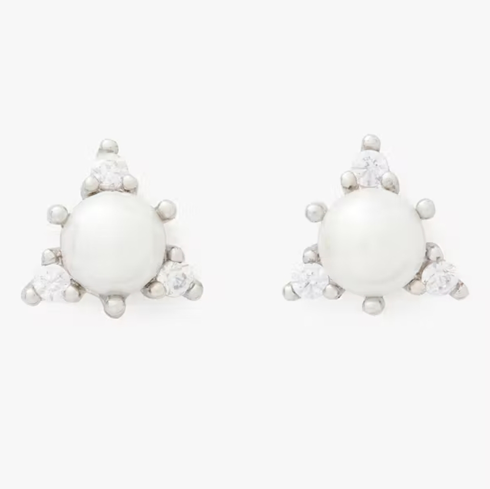 Kate Spade "You're A Gem" Triangle Studs
